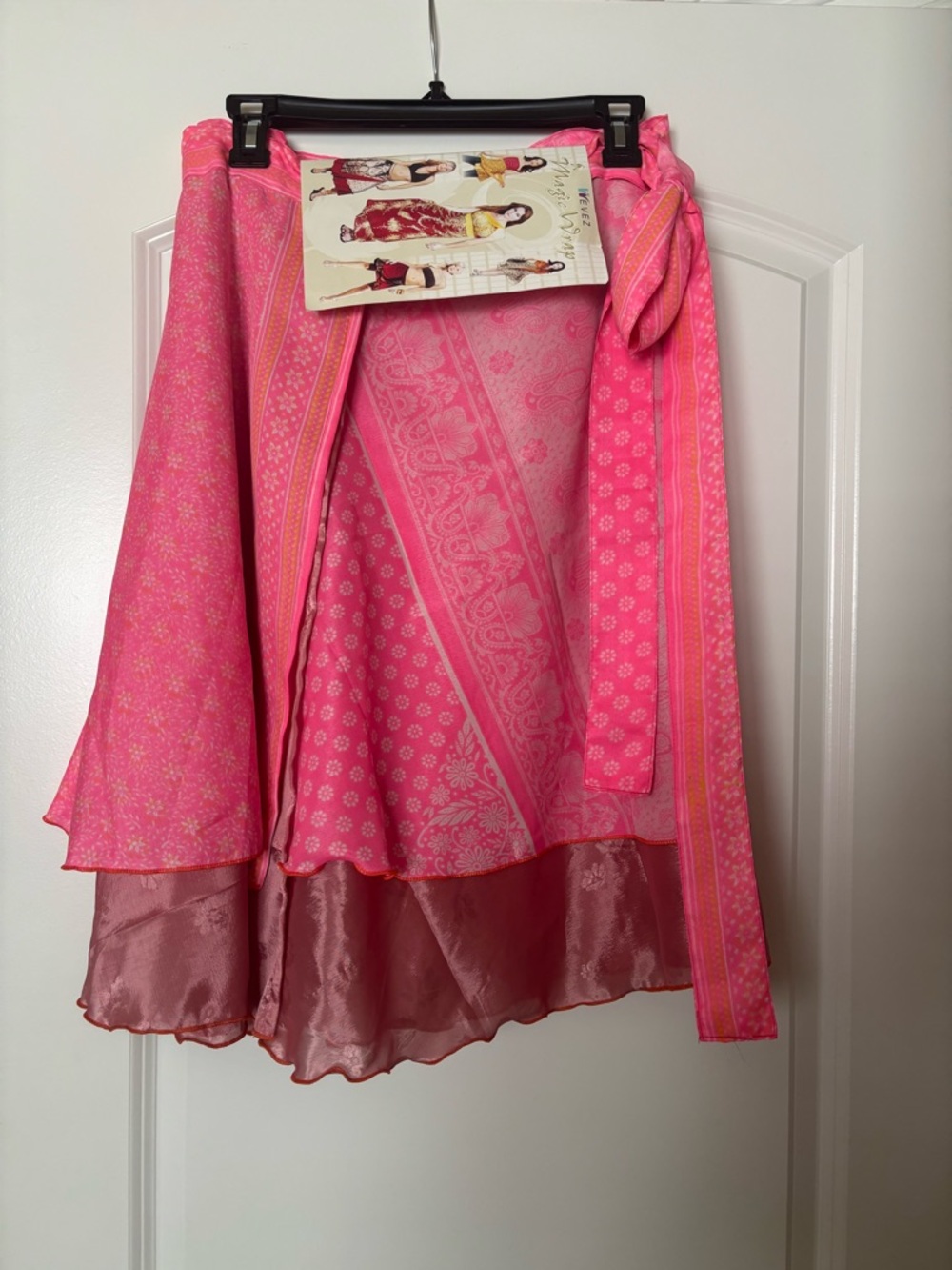 Magi wrap layered wrap skirt 25” by Wevez